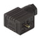 Hirschmann GM 209 NJ Rectangular Power Connector Black 2 Contacts GDM Cable Mount Screw Receptacle