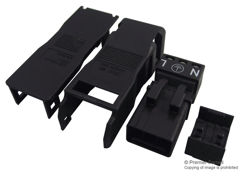 Wago 890-113 Rectangular Connector Winsta Mini 3 Contacts Plug Crimp 1 Row