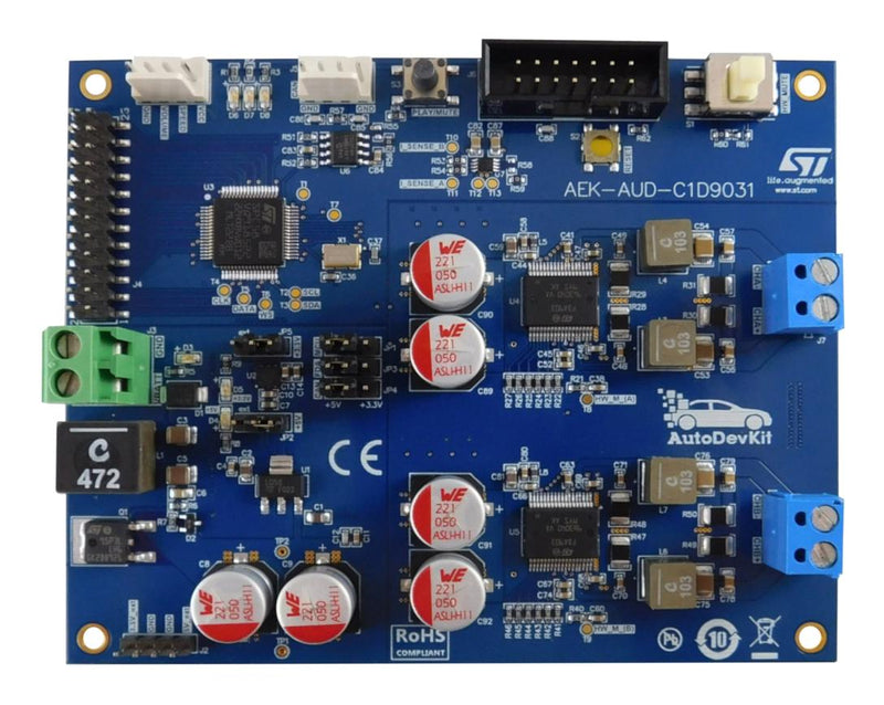 Stmicroelectronics AEK-AUD-C1D9031 EV KIT Acoustic Vehicle Alerting System New