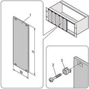 SCHROFF 20838-112 Panel, 3U, 8HP, Pack 5, Aluminium, Unfinished, Subracks and 19" Cases, 128.4 mm, 40.64 mm