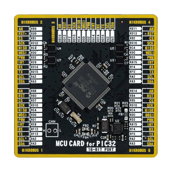 Mikroelektronika MIKROE-4568 ADD-ON Board PIC32 Microcontroller New