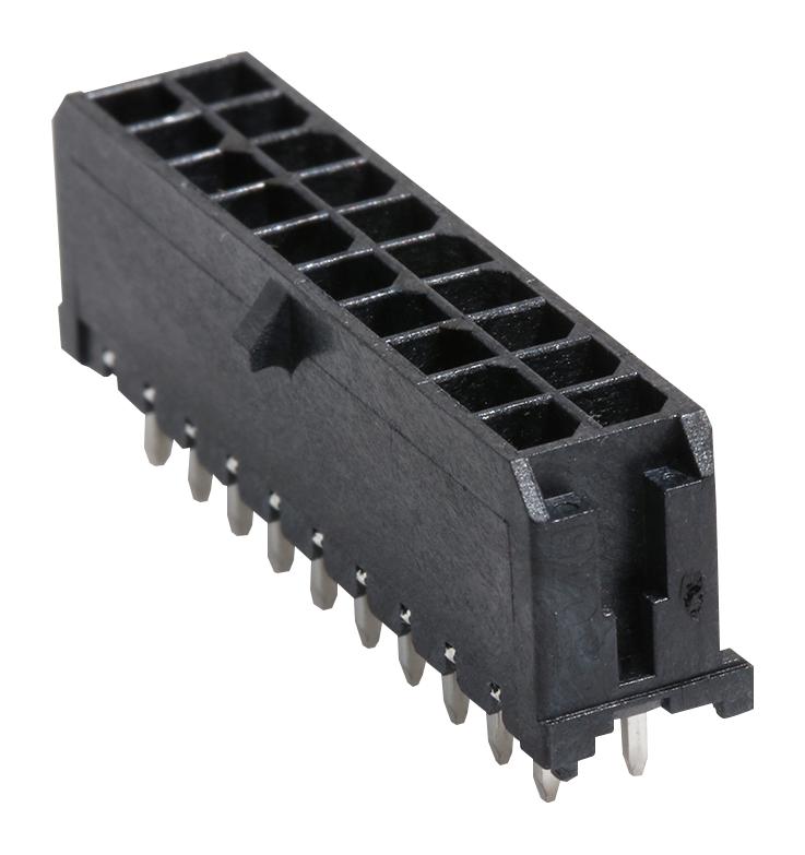 Molex 43045-2028 Wire-To-Board Connector 3 mm 20 Contacts Header Micro-Fit 3.0 43045 Series Through Hole