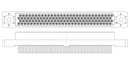 Amphenol Aerospace HDB-M4-120M242X HDB-M4-120M242X Rect Power Conn Rcpt 120POS 4ROW