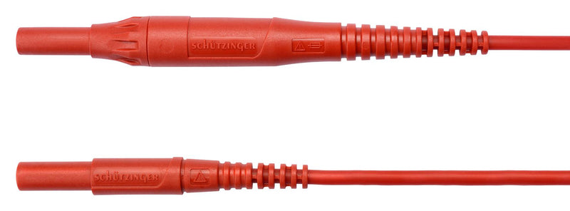 Schutzinger MSFK B441 / 1 150 RT Test Lead 4mm Banana Plug Shrouded kV 8 A Red 1.5 m