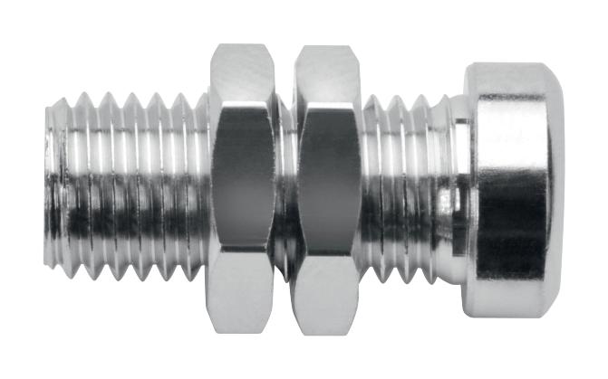 Schutzinger BU 405 NI Banana Test Connector Jack Panel Mount 32 A 70 VDC Nickel Plated Contacts