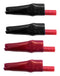 Mueller Electric 10016 Alligator Clip Kit Black Red 10 A 4mm Banana Plugs