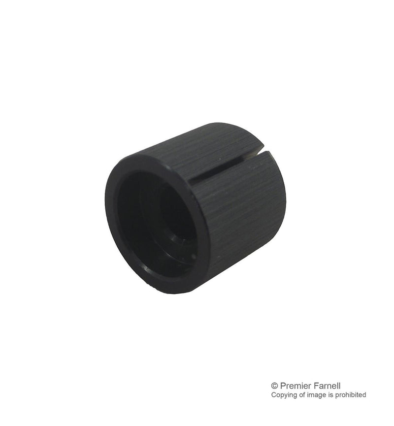 Multicomp 16H-2D-B 16H-2D-B Knob Round Shaft 6.35 mm Aluminium With Top Indicator Line 16