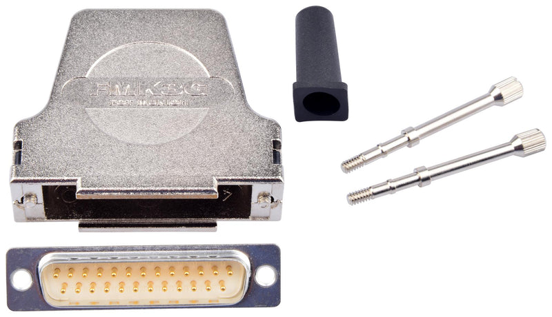 FCT - A Molex Company FMK3G-25P-3360 D Sub Connector DB25 25 Contacts Plug Solder DB Zinc Body