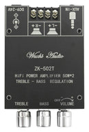 Dfrobot DFR0806 DFR0806 Evaluation Board 2-Channel Audio Amplifier AUX Bluetooth 5.0 10 m 9 V to 24