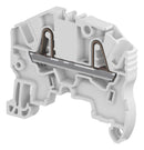 Entrelec - TE Connectivity 1SNK705010R0000 DIN Rail Mount Terminal Block 2 Ways 26 AWG 12 2.5 mm&sup2; Clamp 24 A