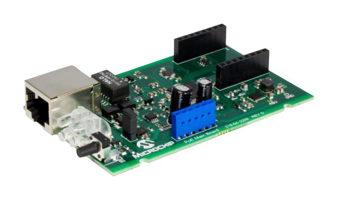 Microchip DM160230 Development Board PIC18F67J60 MCU PoE Mikrobus Header for Click Boards