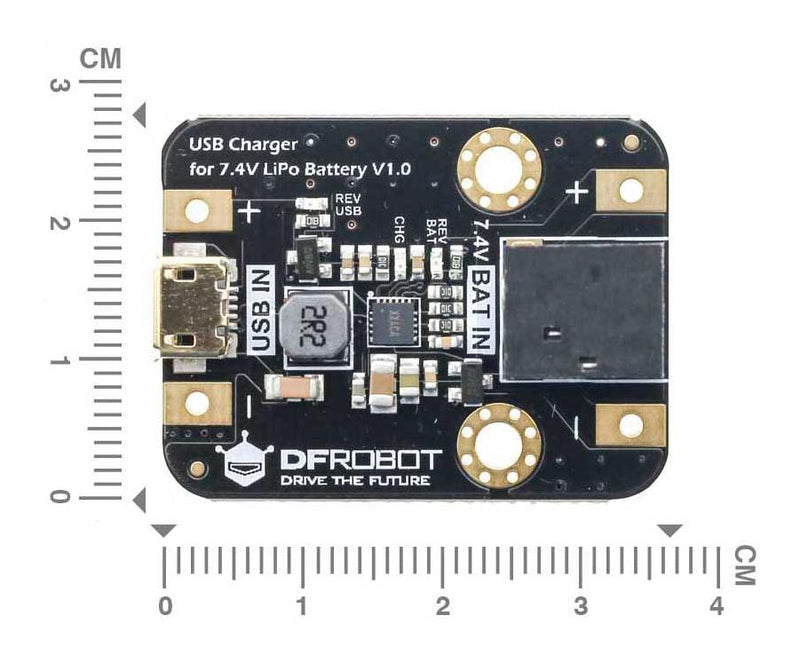 Dfrobot DFR0564 DFR0564 USB Charger Board Lipo Battery 7.4V New