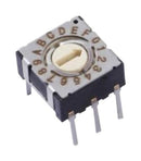 CTS 220ADA16 220ADA16 Rotary Coded Switch 220 Through Hole 16 Position 50 VDC Hexadecimal 100 mA