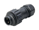 Multicomp PRO MP007690 MP007690 Circular Connector MP WA22 Cable Mount Plug 3 Contacts Screw Pin Threaded
