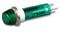 Camdenboss IND5032405-125-T/GRN IND5032405-125-T/GRN Neon Indicator 125 V Wire Leaded Green 8 mm Dome 1 mA