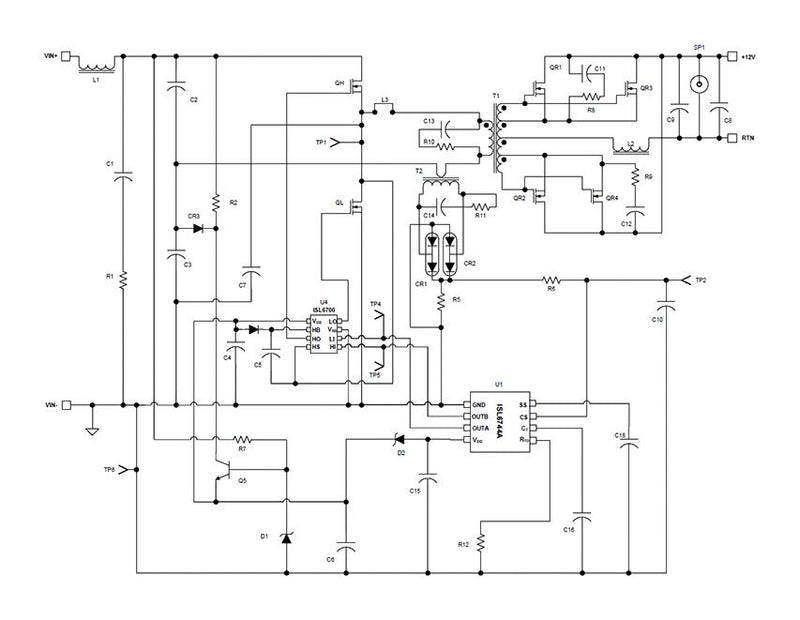 Renesas ISL6744AABZ PWM Controller 1 MHz SOIC-8 9 V to 16 Intermediate Bus