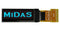 Midas MDOG128032C2V-BS MDOG128032C2V-BS Graphic Oled 128 x 32 Pixels Black on Blue 3V SPI 30mm 11.5mm -40 &Acirc;&deg;C
