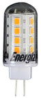 Energizer S8099 LED Replacement Lamp Clear Capsule G4 Warm White 3000 K Not Dimmable