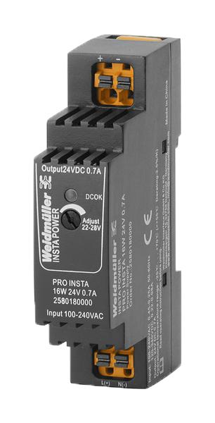 Weidmuller 2580180000 Power Supply AC-DC 24V 0.7A