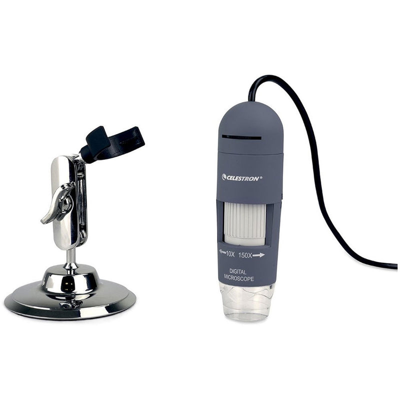 Celestron 44302-C Deluxe Handheld Digital Microscope (Gray)