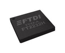 Ftdi FT2232H-56Q-TRAY Interface Bridges USB to Uart Fifo 1.62 V 1.98 Vqfn 56 Pins -40 &deg;C