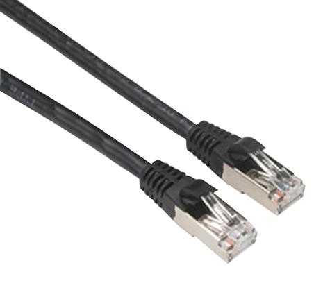 Amphenol Cables ON Demand MP-6ARJ45SNNK-030 Patch Cable RJ45 Plug 30 Black