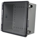 BUD Industries PTQ-11066-C PTQ-11066-C Enclosure Multipurpose PC GREY/CLEAR