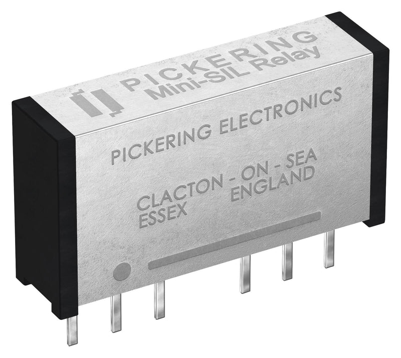 Pickering 107-2-A-12/2D Reed Relay DPST-NO 12 V Mini-SIL 107 Series Through Hole 1 Kohm 500 mA