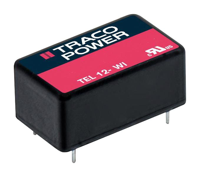 Traco Power TEL 12-2415WI Isolated Through Hole DC/DC Converter ITE 4:1 12 W 1 Output 24 V 500 mA