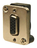 Cliff Electronic Components CP30229M CP30229M D Sub Connector Adapter VGA High Density Receptacle 15 Ways
