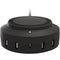 ChargeHub X5+ E3005 Wireless Charging Hub with Travel Adapters (Black)