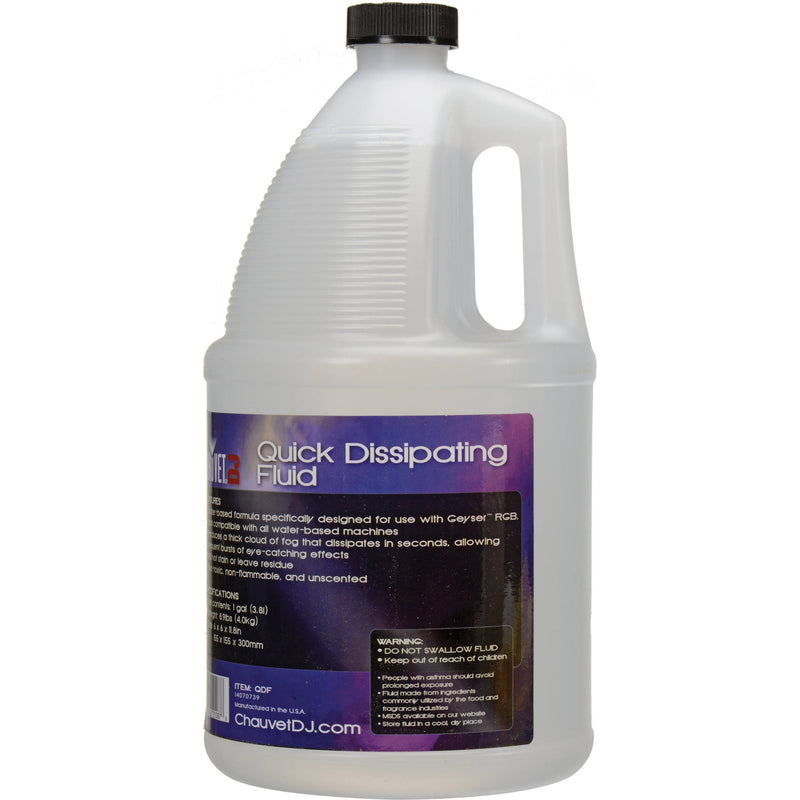 CHAUVET Quick Dissipating Fog Fluid (1 Gallon)