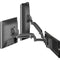 Chief Kontour K1S Dynamic Height-Adjustable Slat-Wall Dual-Monitor Mount (Black)