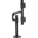 Chief Kontour K4 1 x 2 Vertical Grommet-Mounted Array (Black)