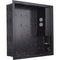 Chief In-Wall Storage Box with 2-Receptacle Outlet, EMI Filter & Surge Protection (Black)