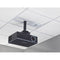Chief Suspended Ceiling Projector System with 2-Gang Filter & Surge (Black)