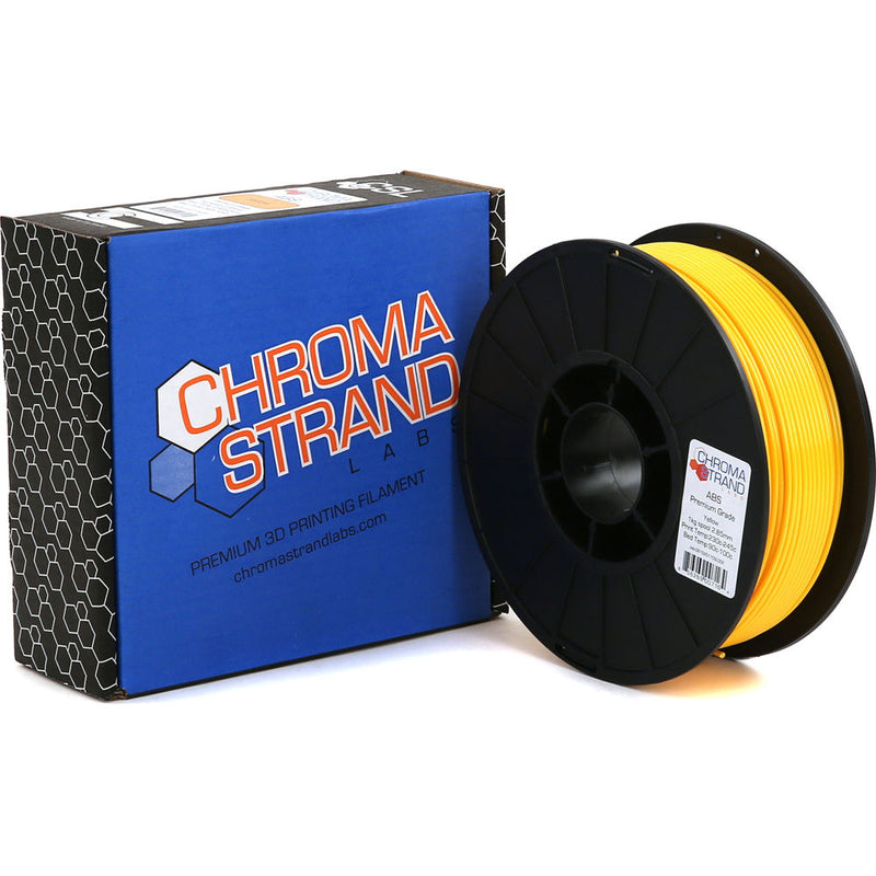 Chroma Strand Labs Chroma Strand ABS Filament 2.85mm 1kg Reel (Yellow)