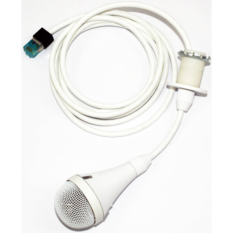 ClearOne Ceiling Microphone Capsule for Analog X and Dante Audio Conferencing (White)