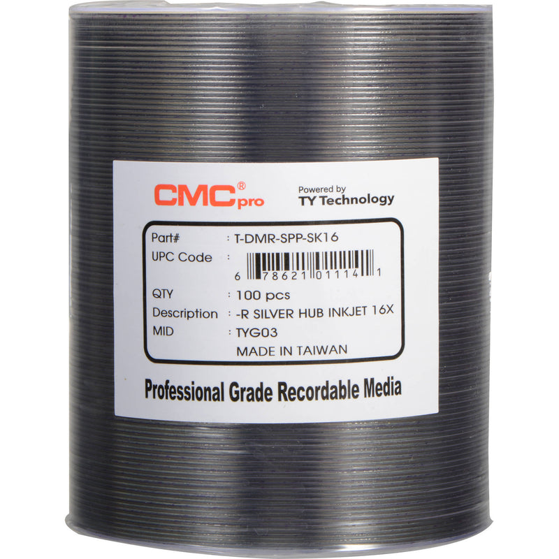 CMC Pro DVD-R 4.7GB 16x Shiny Silver Lacquer Discs (100-Pack)