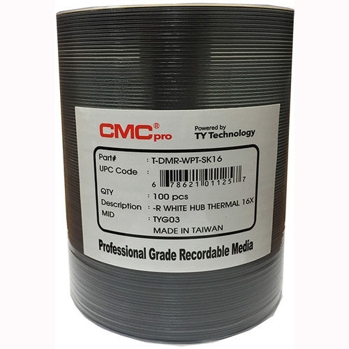 CMC Pro 4.7GB DVD-R Everest 16x Discs (100-Pack)