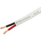 Cmple 14 AWG CL2 Rated 2-Conductor Loud Speaker Cable for In Wall Installation (White, 100')