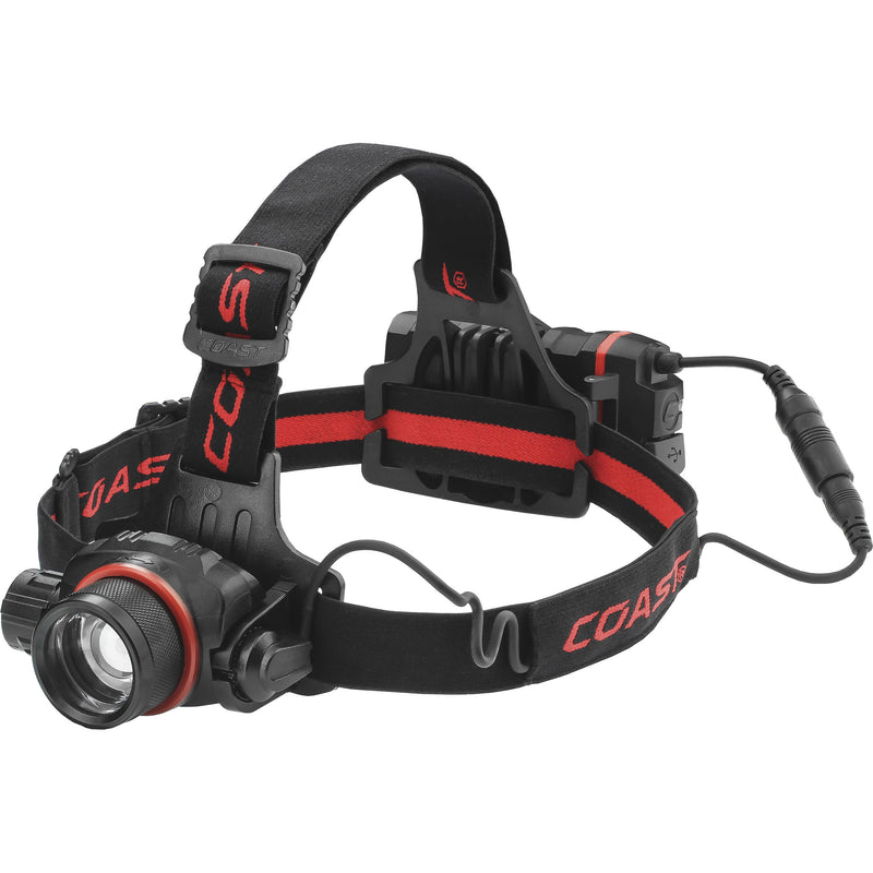COAST HL8R Pure Beam Focusing Rechargeable LED Headlamp