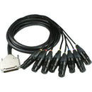 Cobalt BBG-CA-110-XLRF DB25 Male to 8 XLR Female Connector Breakout Cable