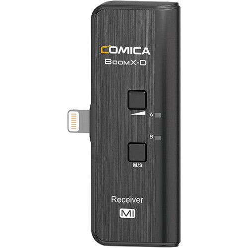 Comica Audio BoomX-D MI RX Dual-Channel Digital Wireless Receiver for Lightning iOS Smartphones (2.4 GHz)