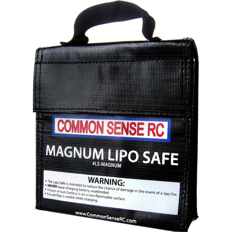 COMMON SENSE RC Magnum LiPo Safe Charging/Storage Bag (7.00 x 6.25 x 1.75")