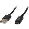 Comprehensive USB 2.0 Type-C Male to Type-A Male Cable (3')