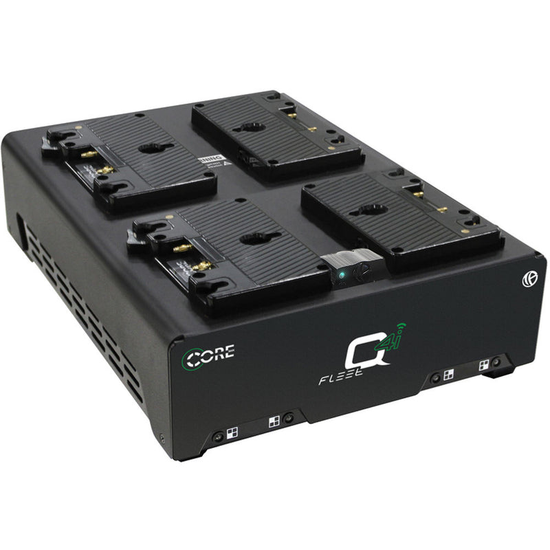 Core SWX Fleet Q4Ai Four-Position Charger with Voltbridge Wireless (Gold Mount)