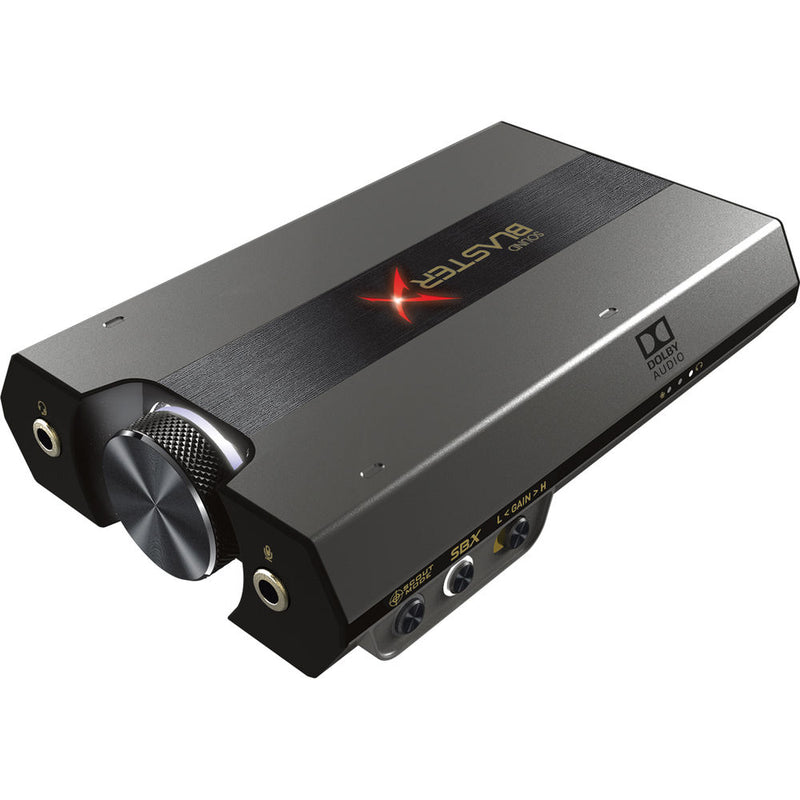 Creative Labs Sound BlasterX G6 7.1-Channel HD Gaming DAC and External USB Sound Card