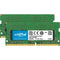 Crucial 32GB DDR4 2666 MHz SO-DIMM Memory Kit (2 x 16GB)
