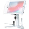 CTA Digital Dual Security Kiosk Stand with Locking Case and Cable for Select Apple iPads (White)
